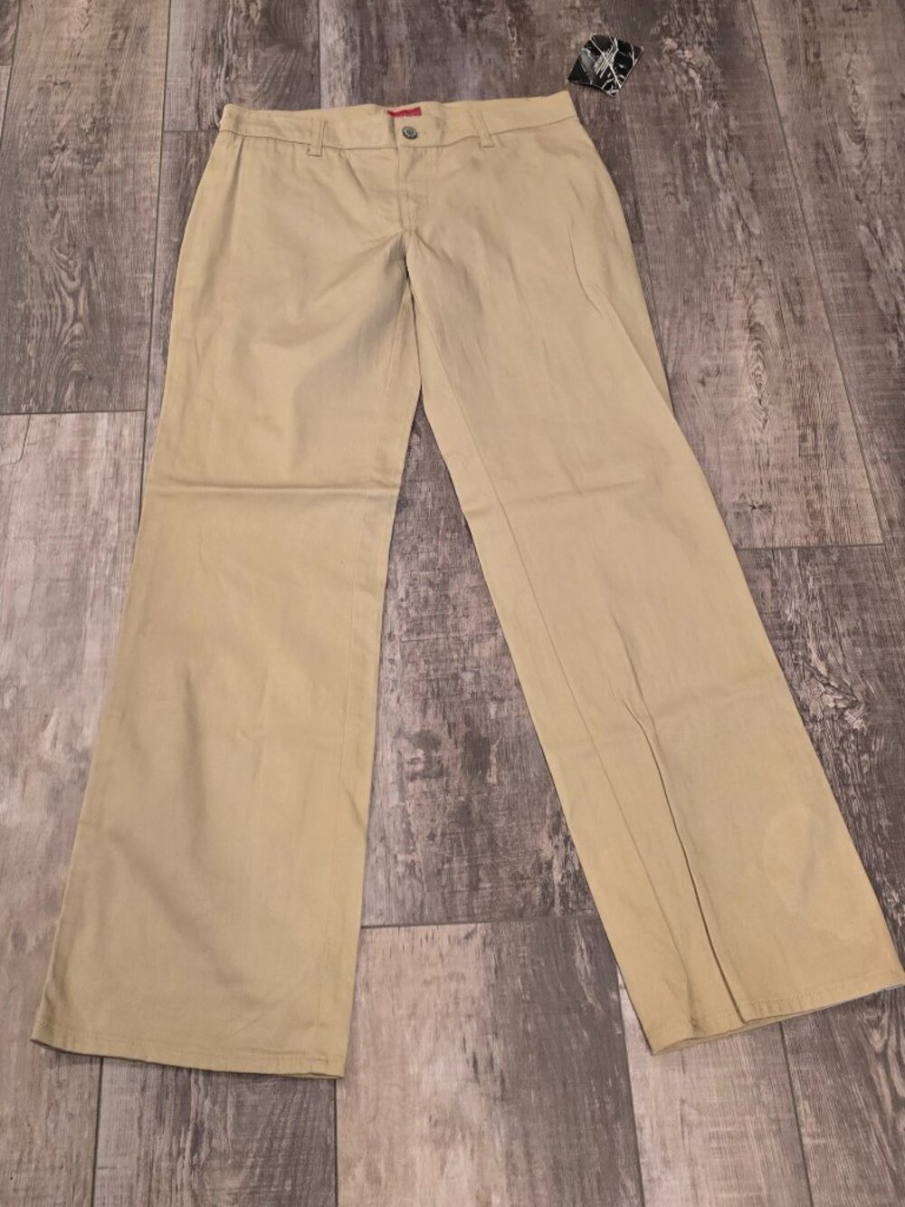 Vintage Dickies Womens Pants Size 7 Khaki Bootcut Y2K Deadstock NWT 5444